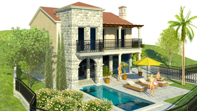 Luxury “Villa Ivanovici – II” For Sale in Budva, Montenegro (Under Construction)